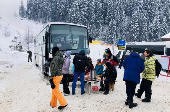 Картинка тур в Буковель поездом из Киева