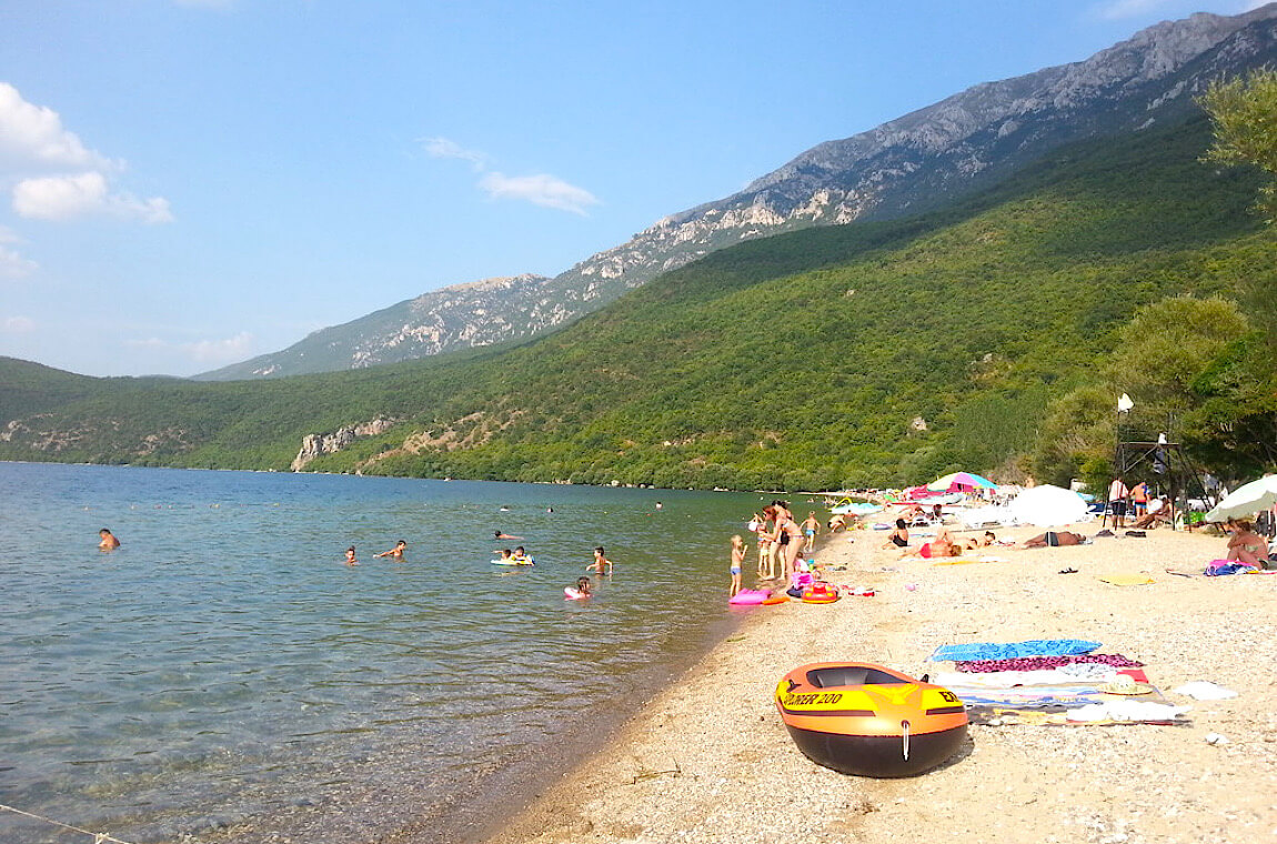 Картинка на озері Охрид