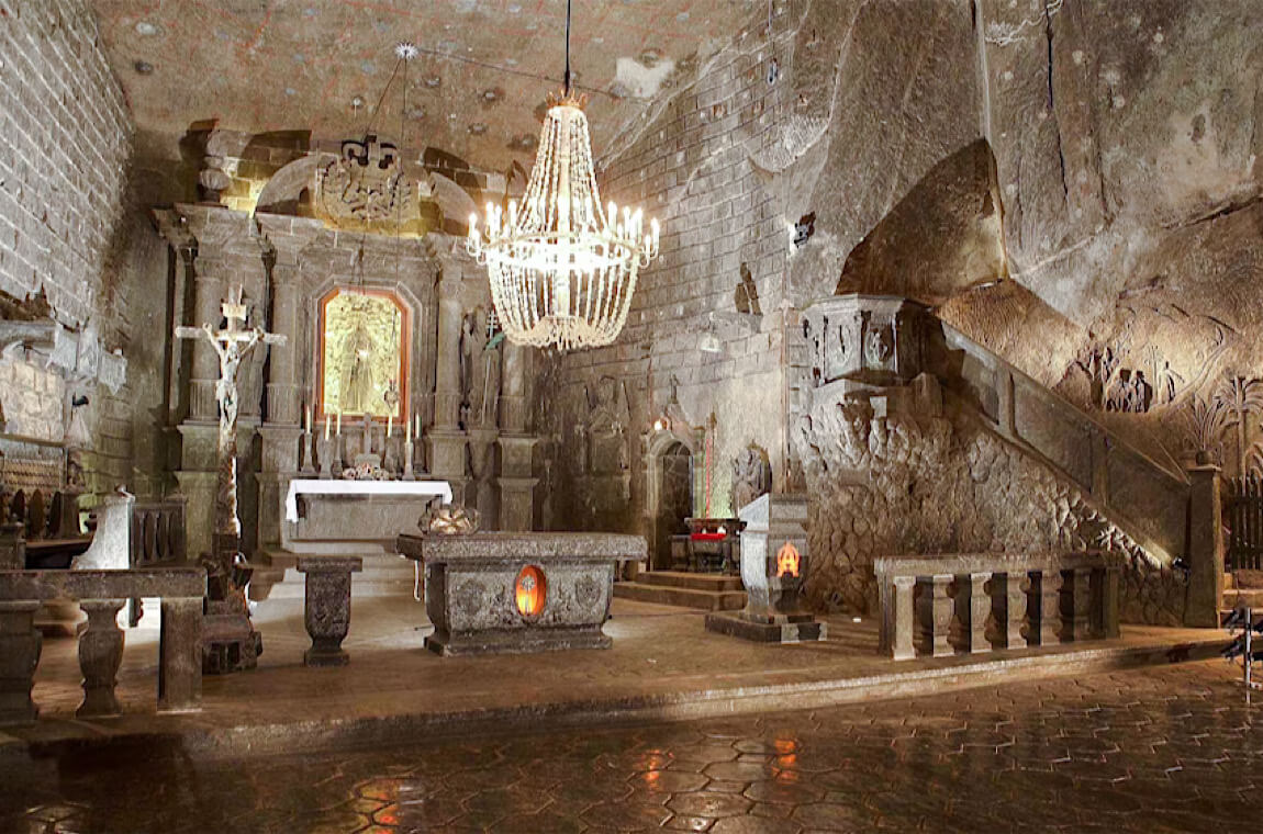 Картинка соляная шахта величка