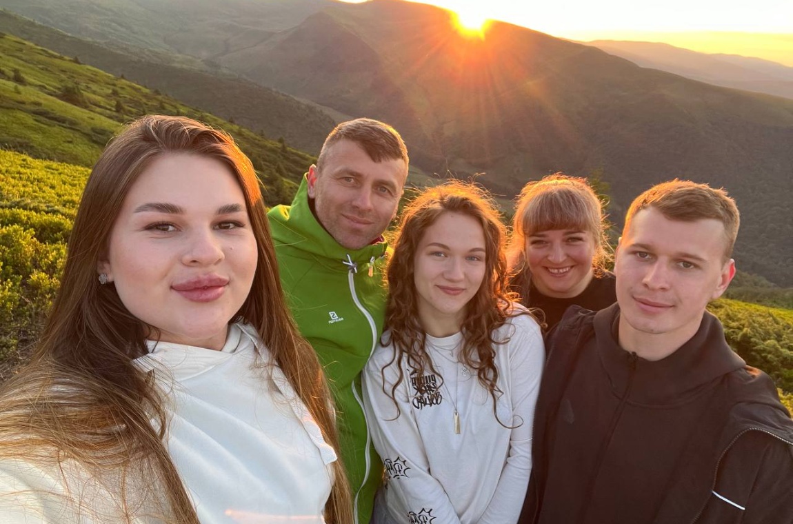 Закат в горах