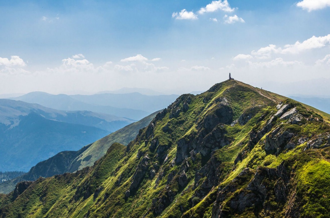 Горные пейзажи Карпат