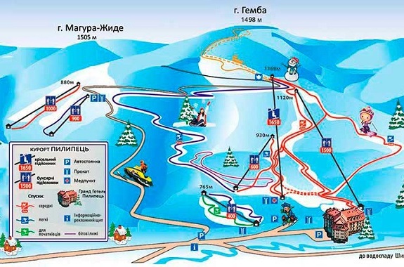 Фото горнолыжный курорт Пилипец в Украине