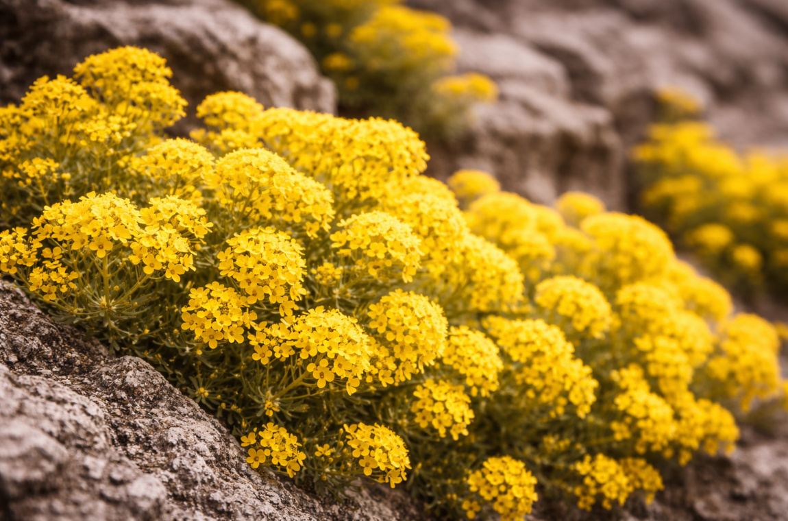 Зображення цвітіння ауринії