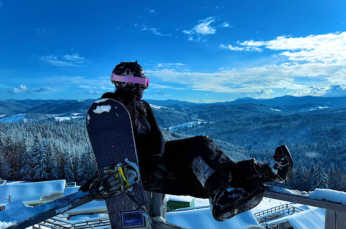 Катання на сноуборді Драгобрат