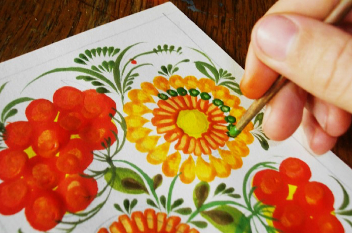 Картинка петриковская роспись