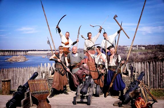 Малюнок екскурсія на острів Хортиця