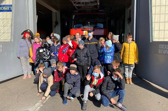 Фото поїздка до пожежної частини