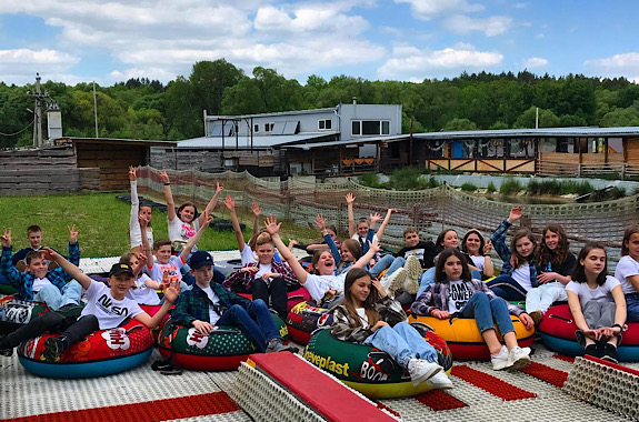 Картинка тюбинг парк еж