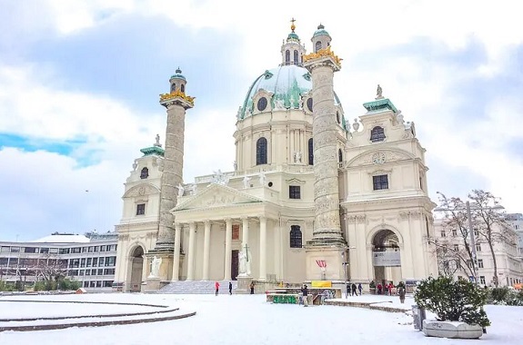 Картинка зимняя Австрия 