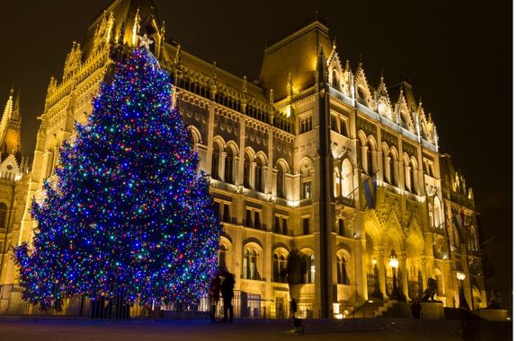 Картинка зимняя Венгрия